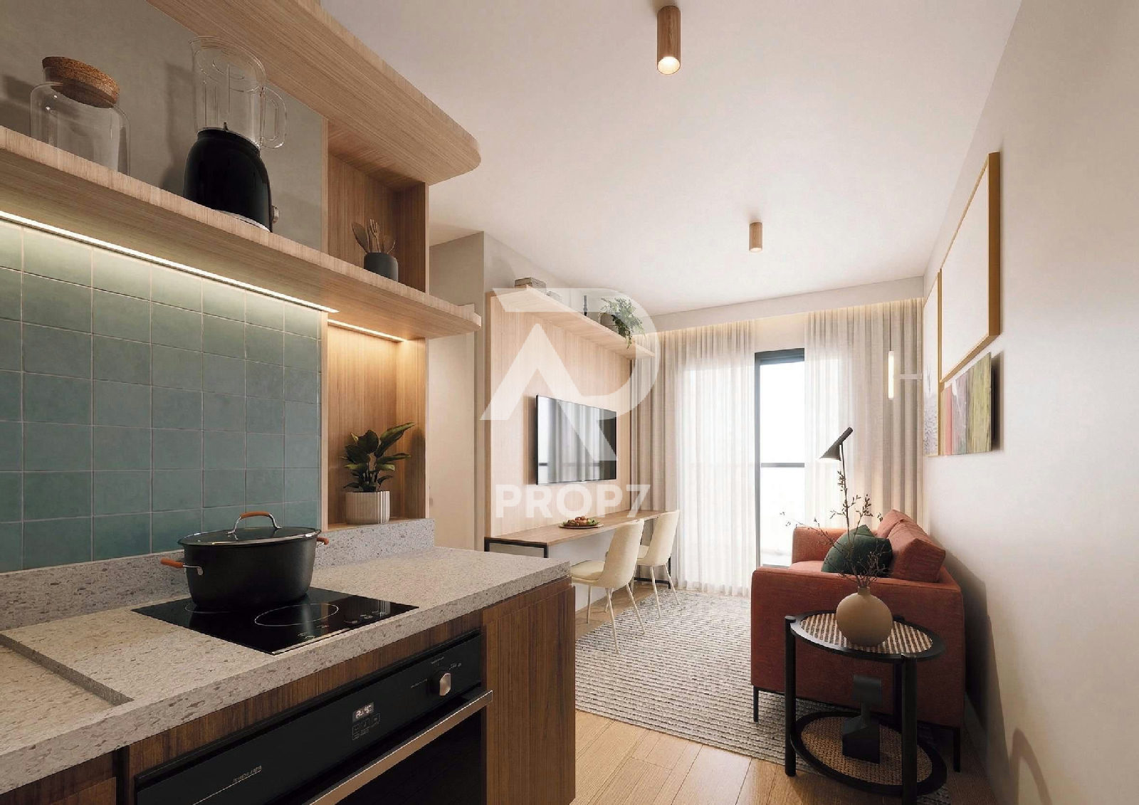 Studio 41,9 m² no Verus Mackenzie