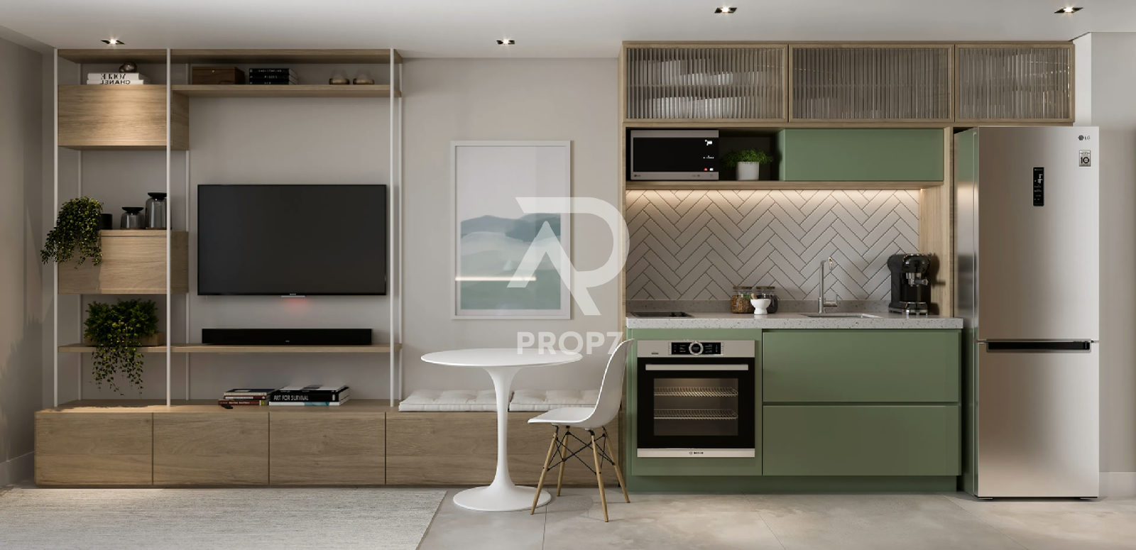 Studio 41,7 m² no Franz Bauer Campo Belo