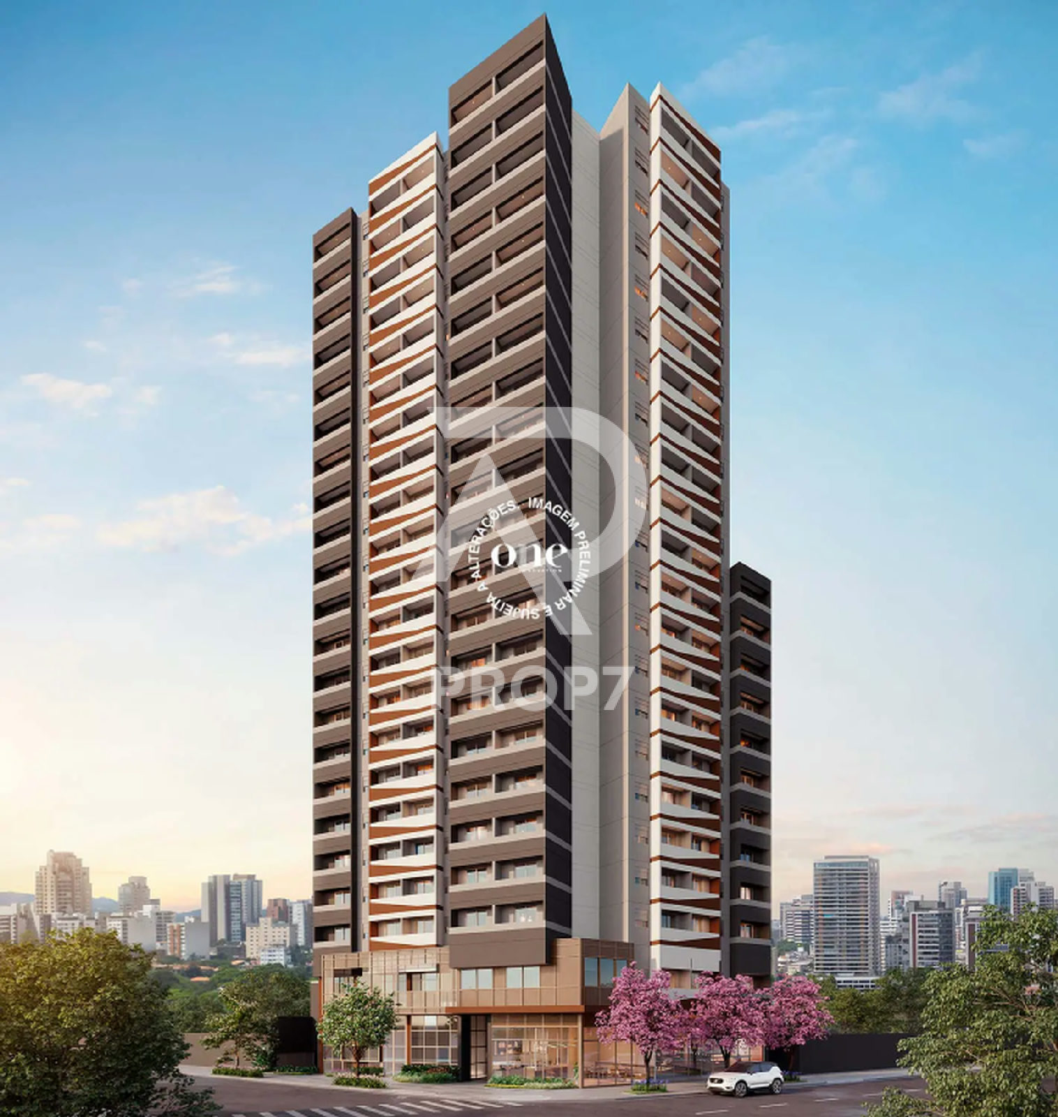 Studio 24,8 m² no Nex One Estação Japão Liberdade