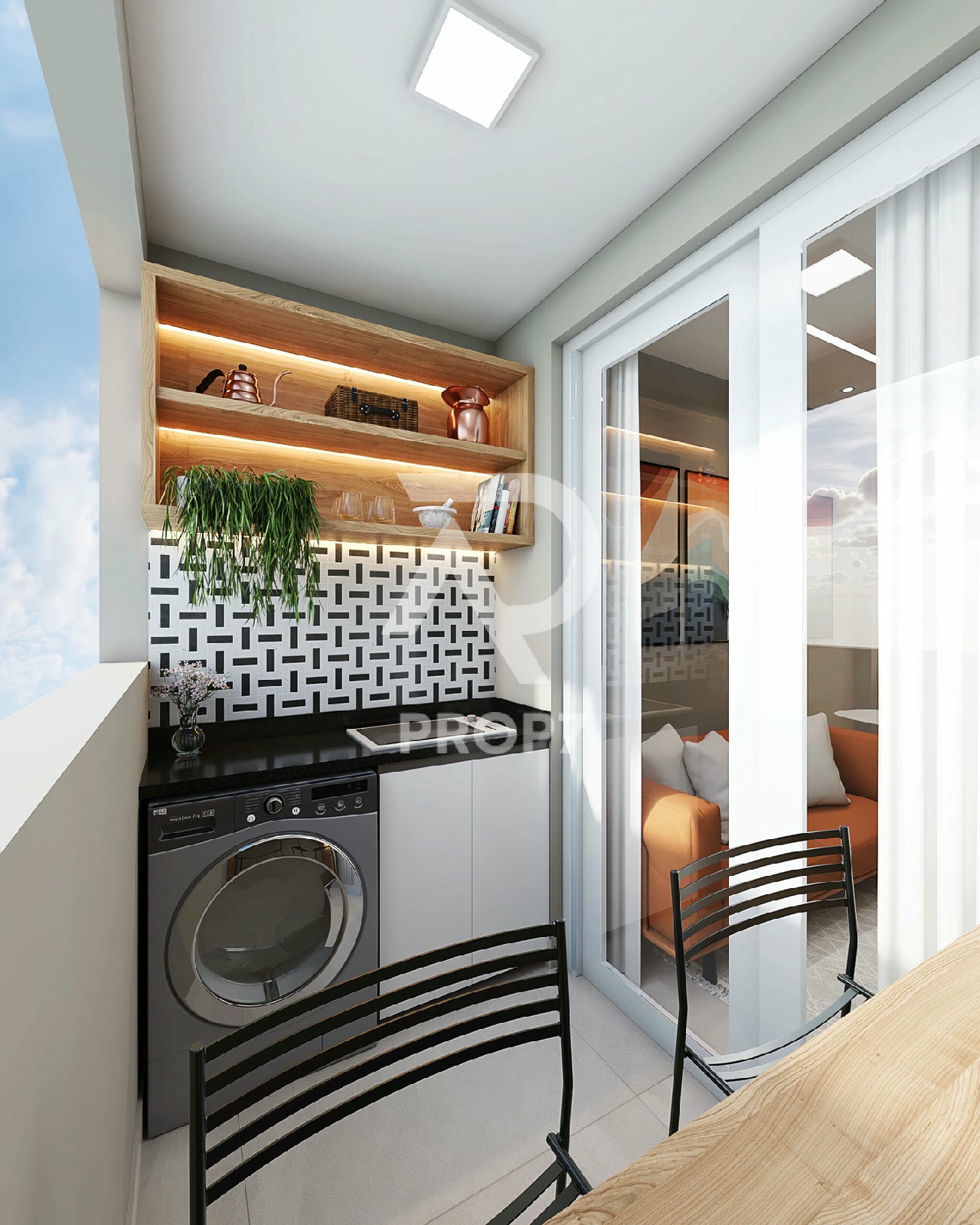 Studio 38,2 m² no Smart Living Campos Elíseos