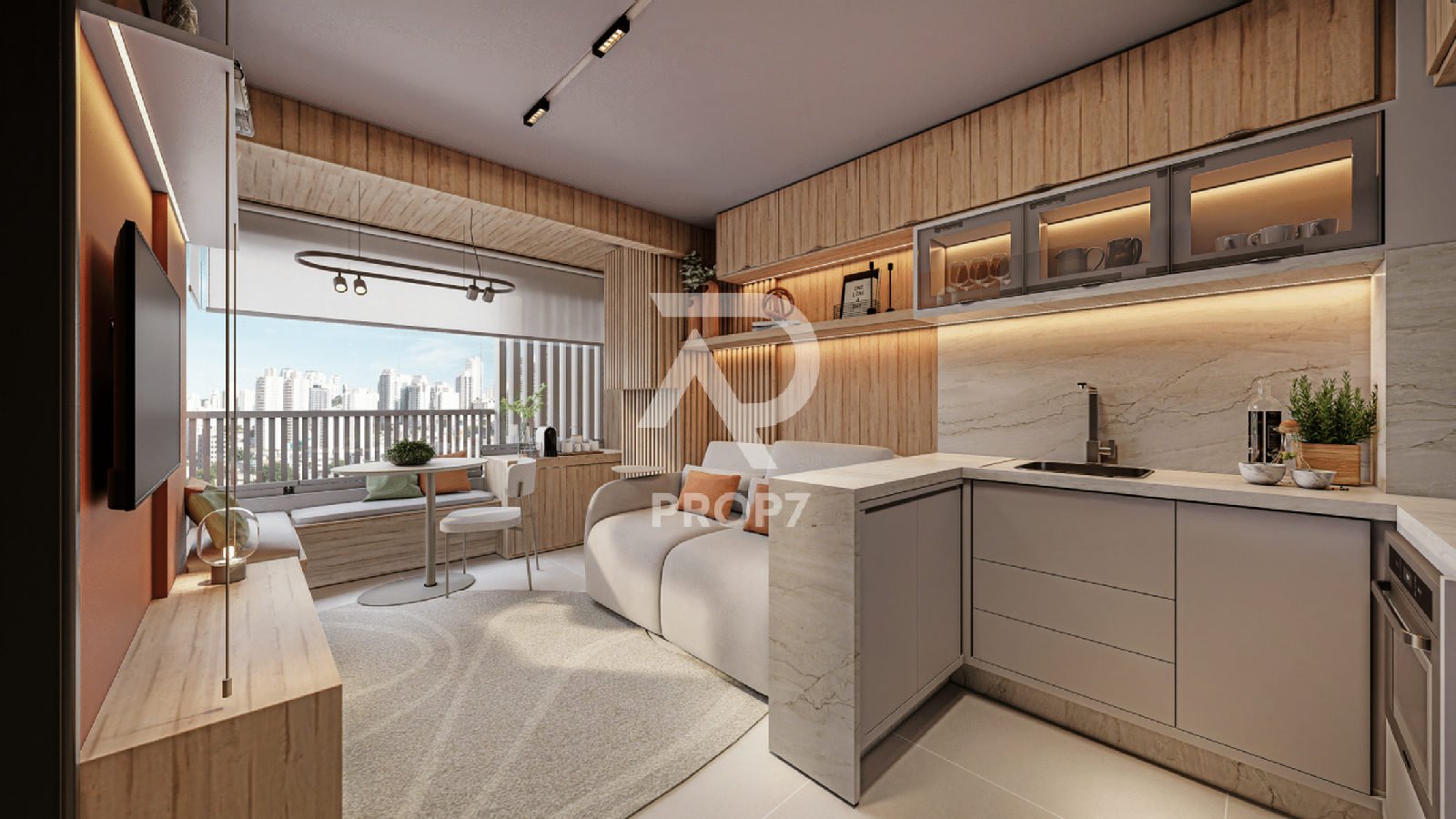 Studio NR 34,8 m² no Verde Città