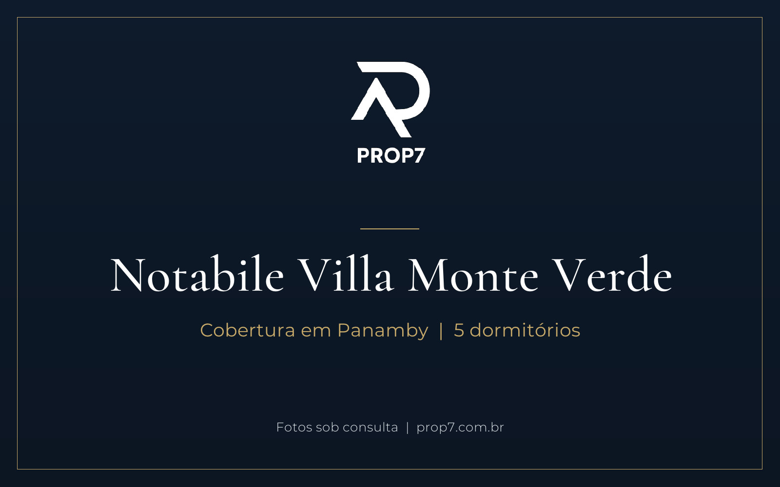 Cobertura no Notabile Villa Monte Verde