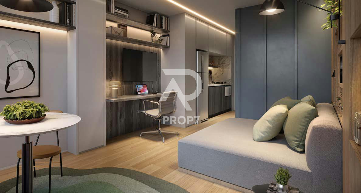 Studio 35,1 m² no Leaf Loefgren Vila Mariana