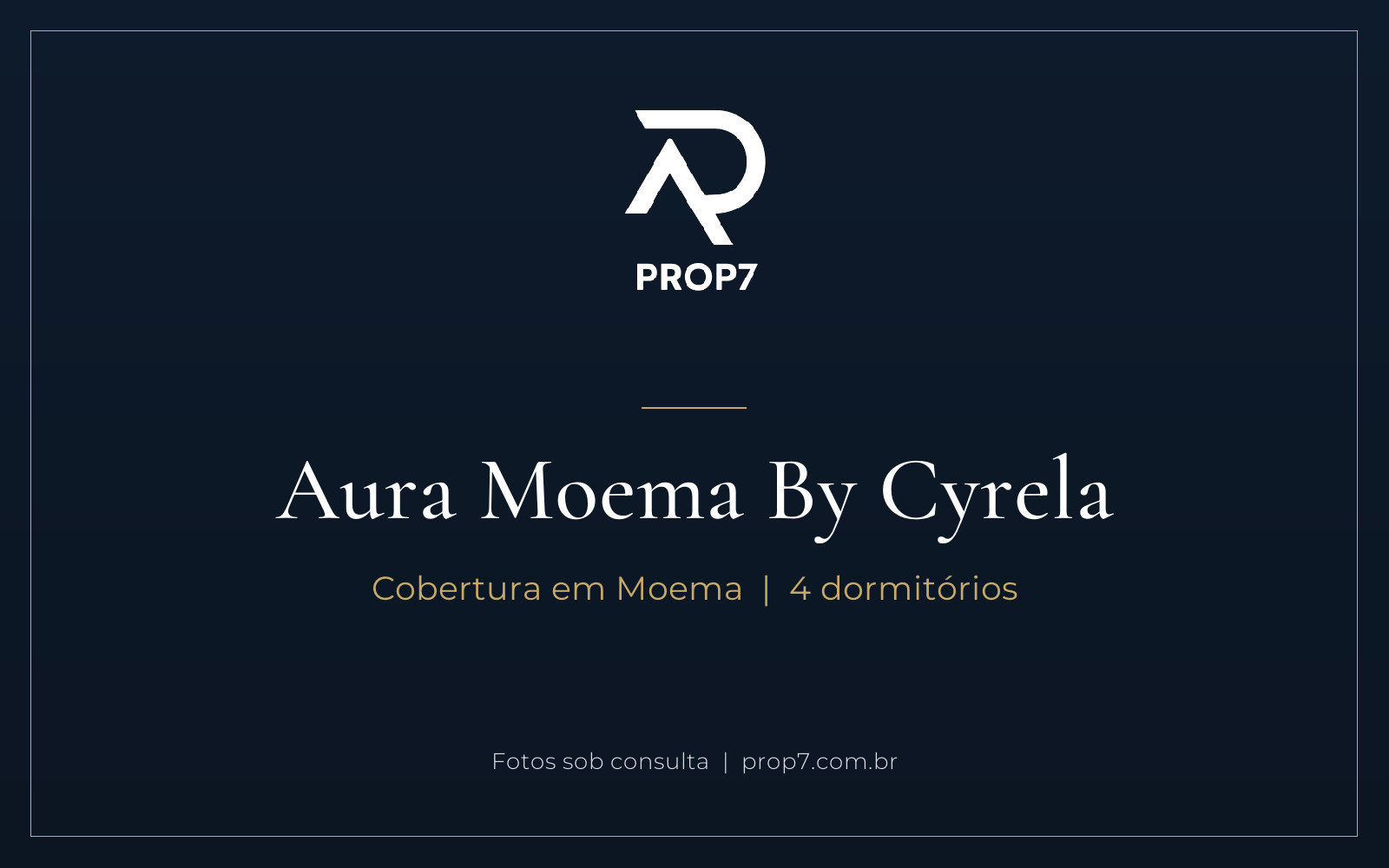 Cobertura no Aura Moema By Cyrela
