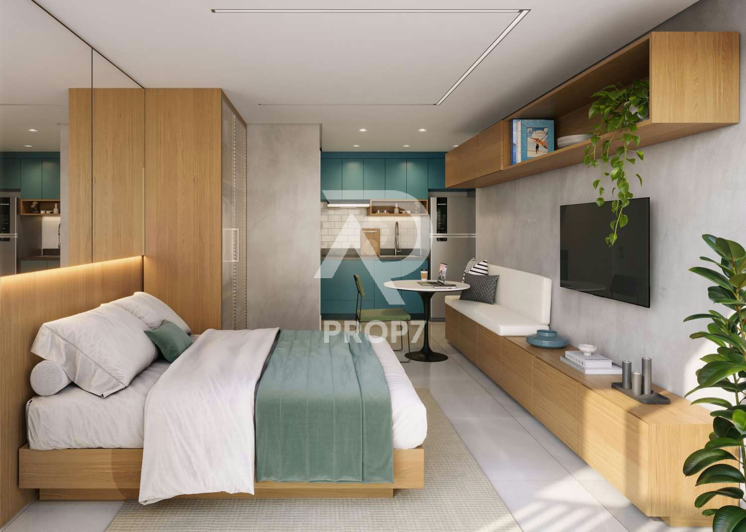 Studio 24,8 m² no Ultra Frei Caneca